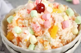 Simple Ambrosia Salad – Spend With Pennies
