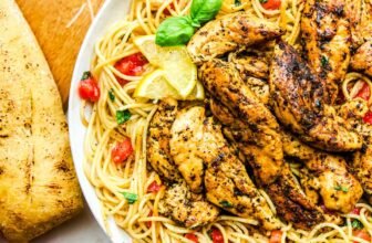 Lemon Herb Rooster Spaghetti – The Keep At House Chef