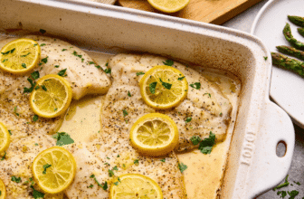 Simple Lemon Garlic Baked Tilapia