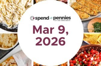 Weekly Meal Plan Mar 9, 2026