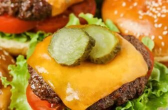 Air Fryer Hamburgers
