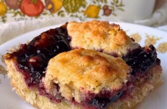 Scrumptious Jam Bars – Easy recipe